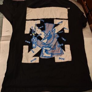 Black Rare Fragment Design Off-white Cereal Collab T-shirt Size Large